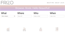 Tablet Screenshot of frizo.com